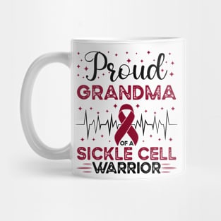 Proud Grandma Of A Sickle Cell Warrior Sickle Cell Awareness Mug